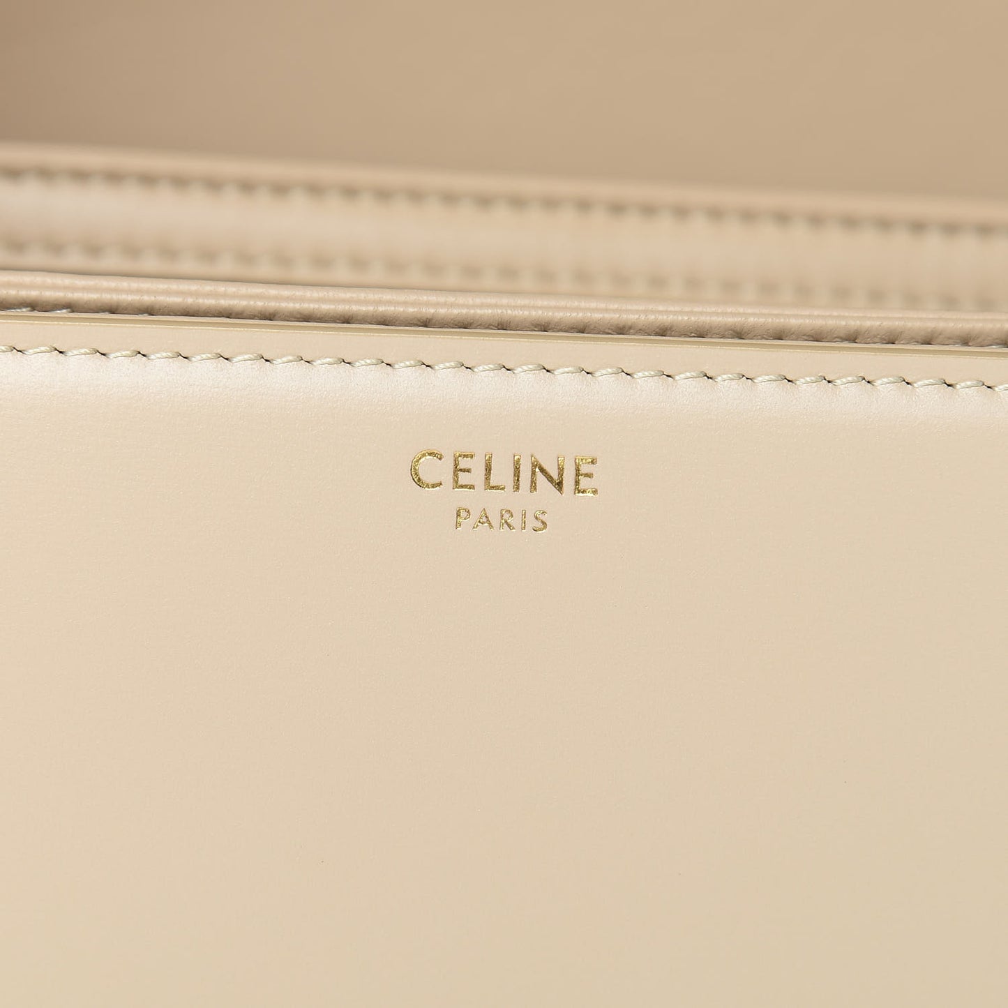 Shiny Calfskin Large Triomphe Nude