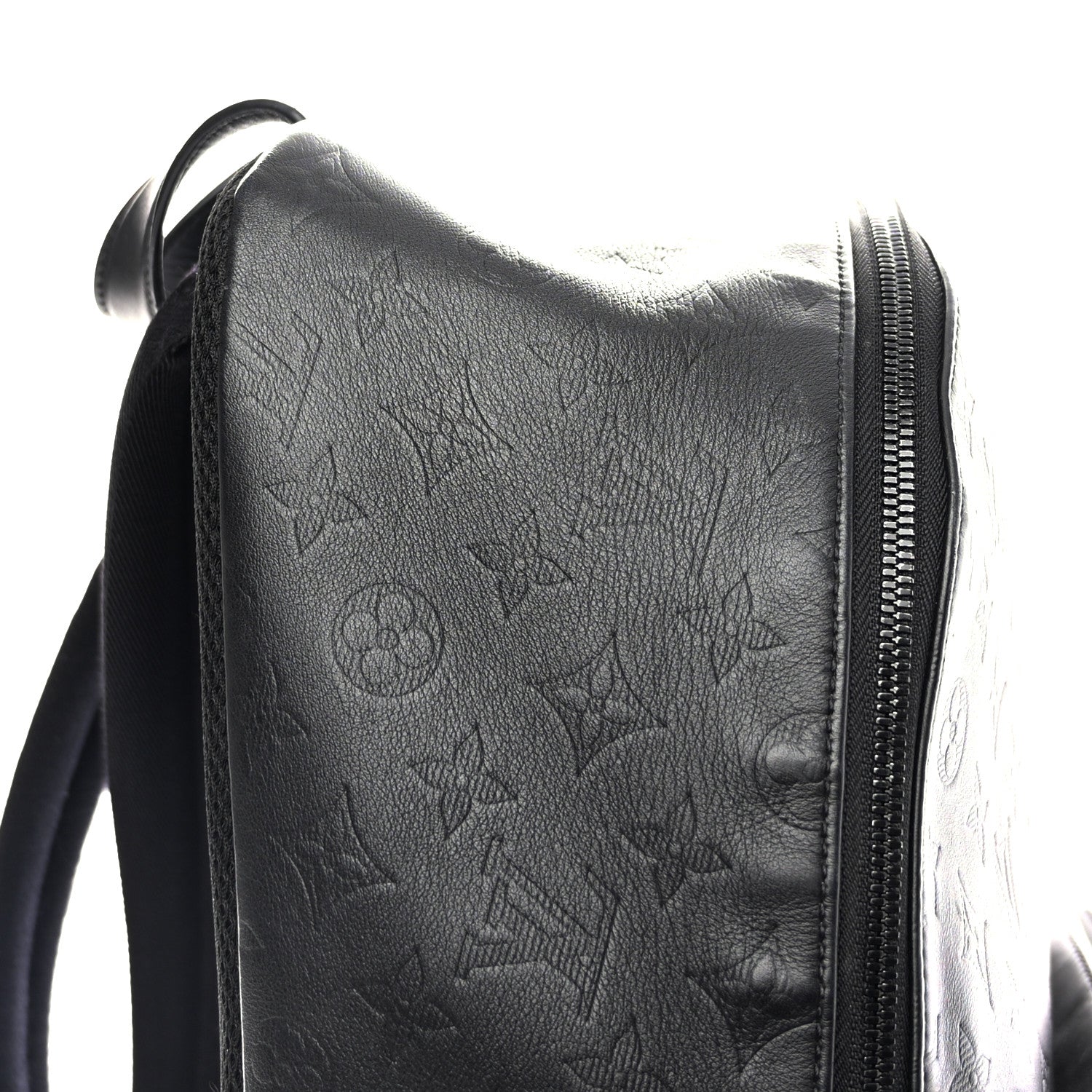 Louis Vuitton Calfskin Monogram Racer Backpack Black 12 of 13