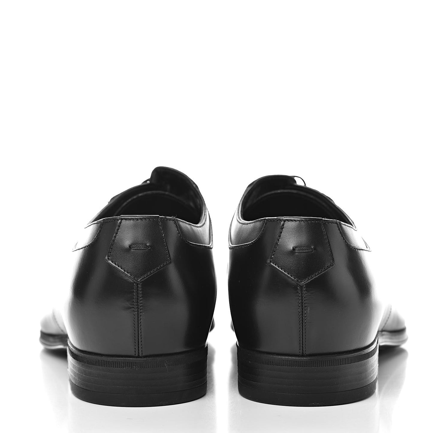 Lambskin Mens Derby Lace Up Shoes 8 Black