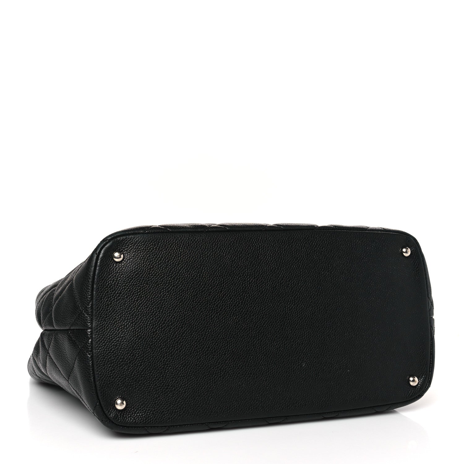 Chanel Caviar Quilted CC Timeless Soft Tote Black 4 of 9