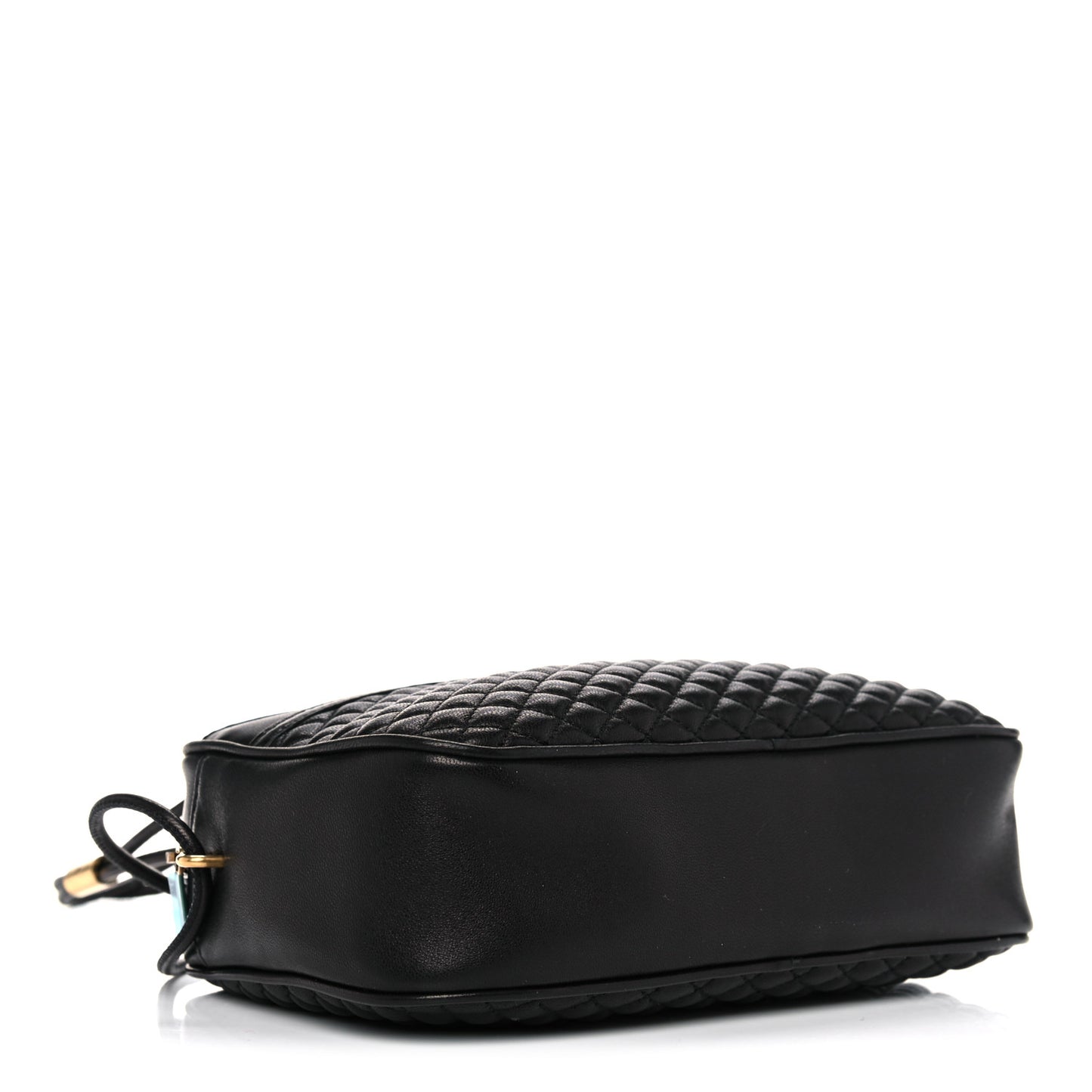 Lambskin Quilted Victoire Camera Bag Black