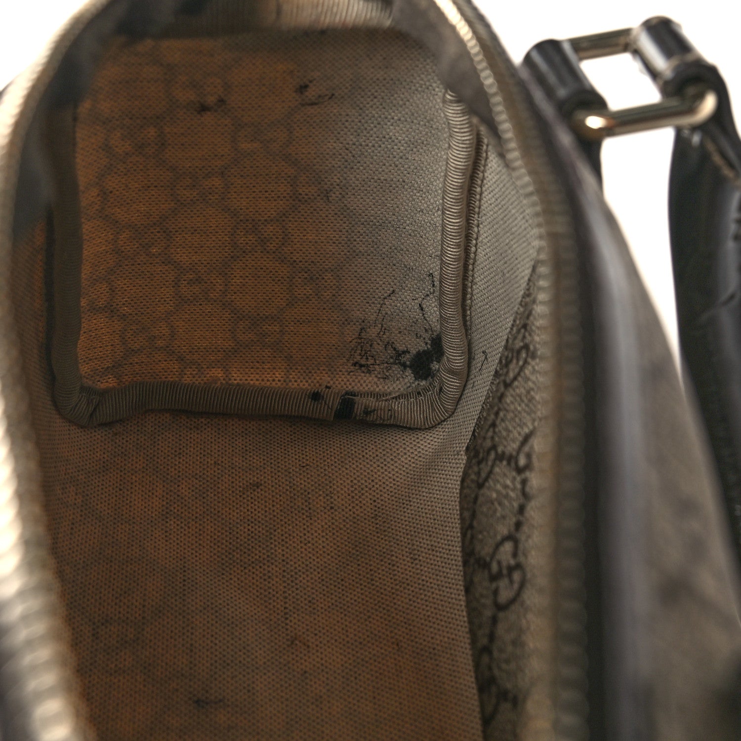 Gucci GG Plus Monogram Tattoo Heart Small Joy Boston Dark Brown 11 of 13