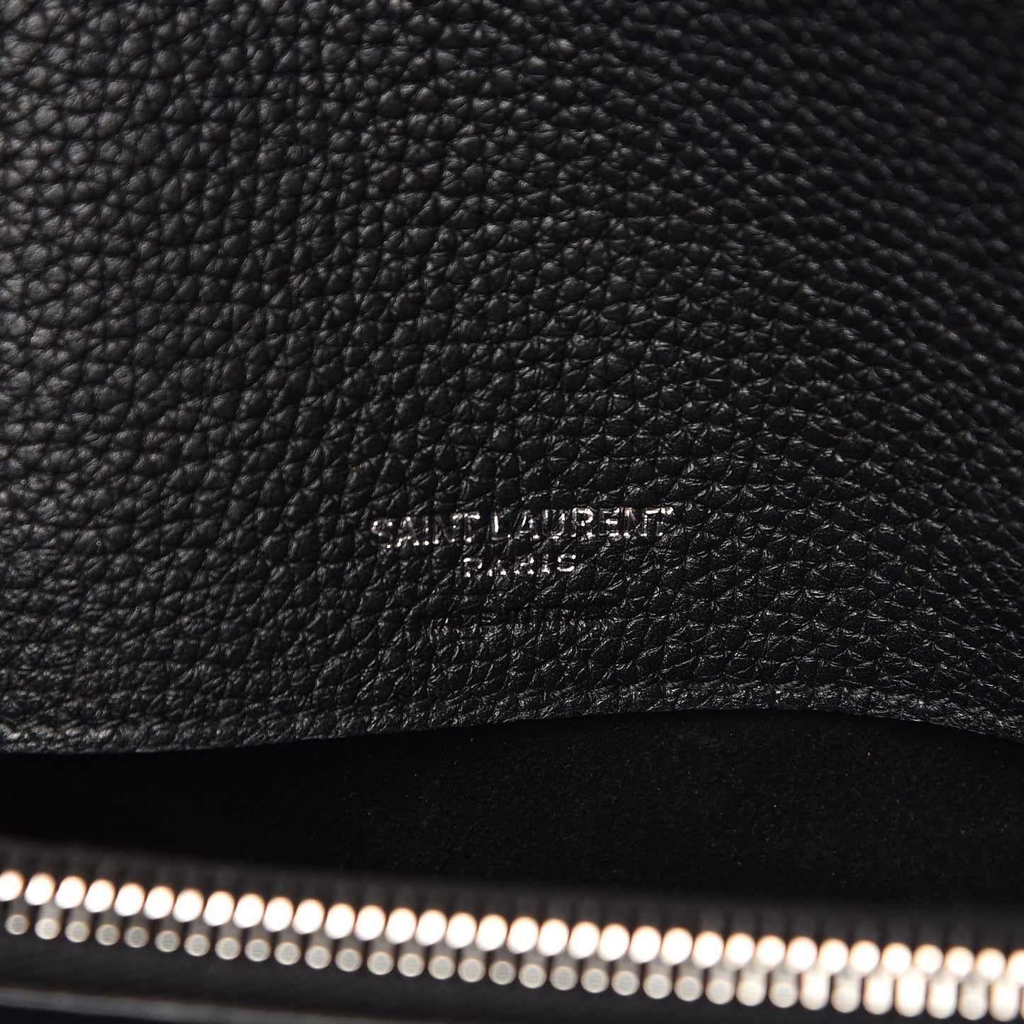 Grained Calfskin Small Supple Sac De Jour Black