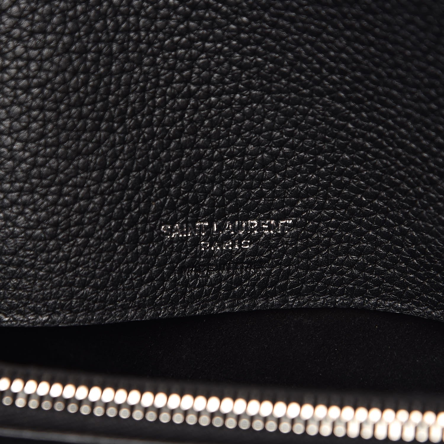 Saint Laurent Grained Calfskin Small Supple Sac De Jour Black 8 of 12
