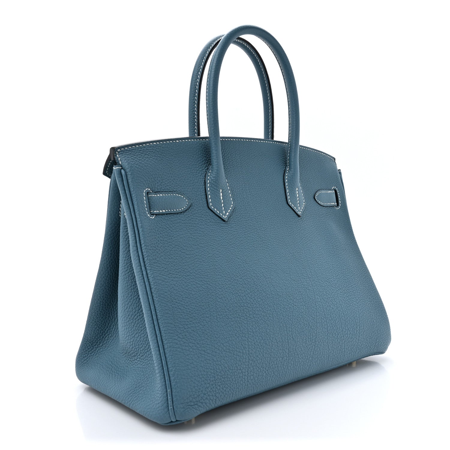Hermes Togo BIRKIN 30 Blue Jean 3 of 17