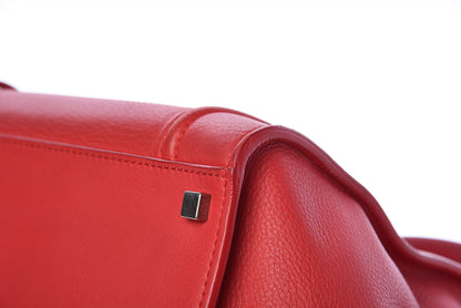 Celine Supple Calfskin Medium Phantom Luggage Vermillion 18 of 21