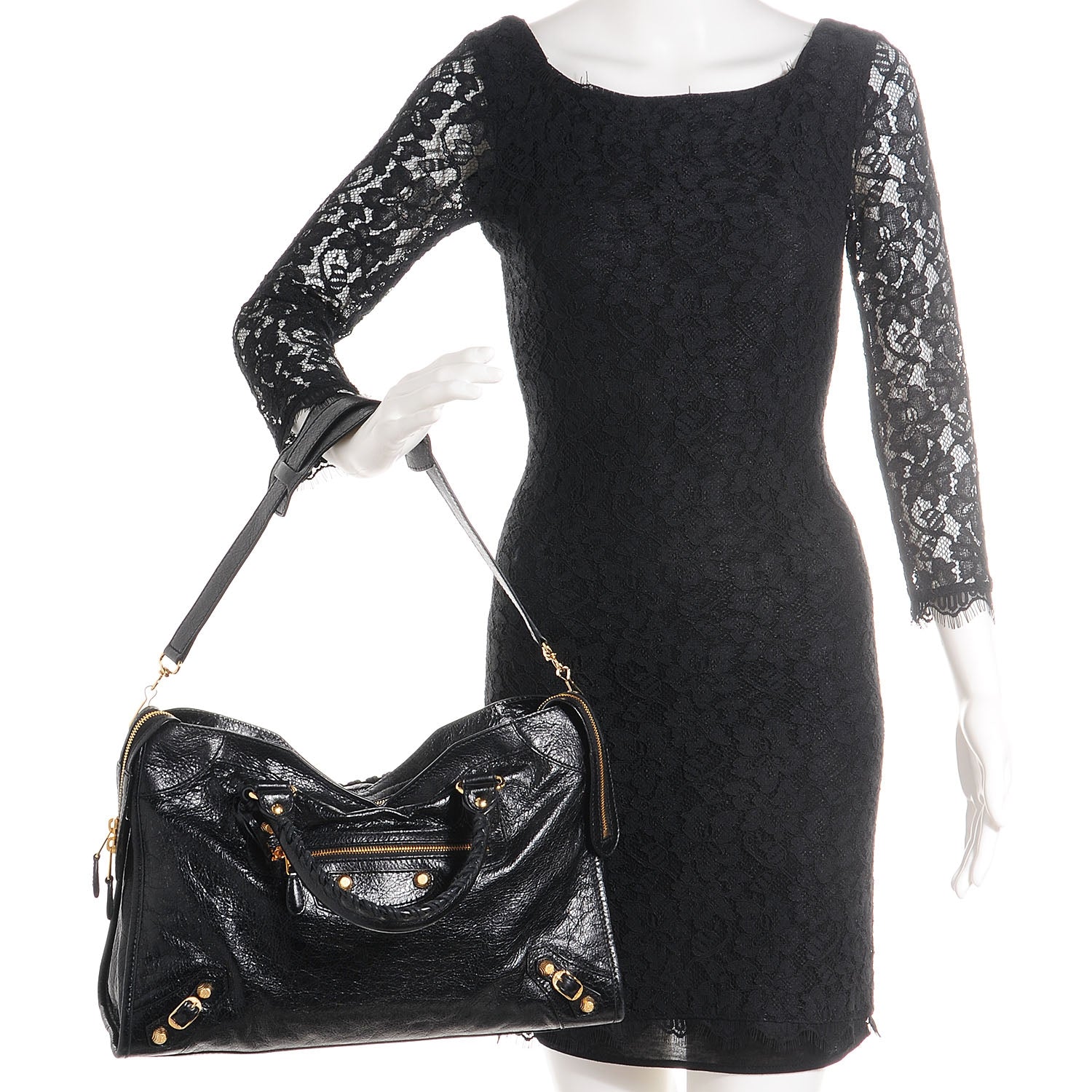Balenciaga Agneau Giant 12 Gold Hardware City Black 2 of 14