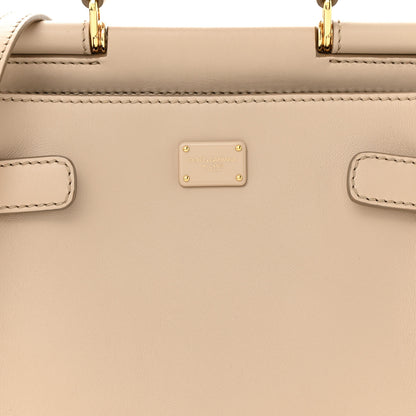 Dolce & Gabbana Calfskin Small Sicily 62 Beige 6 of 8