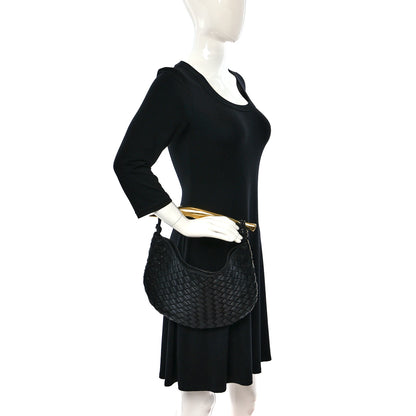 Bottega Veneta Nappa Intrecciato Sardine Bag Black 2 of 9