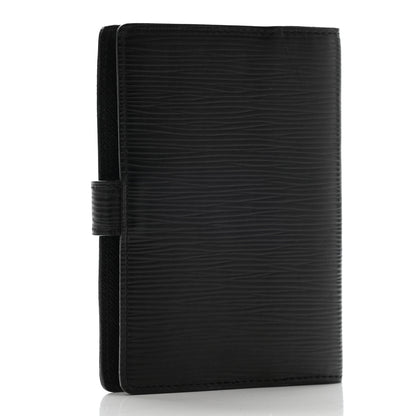Louis Vuitton Epi Medium Ring Agenda Cover Black 3 of 8