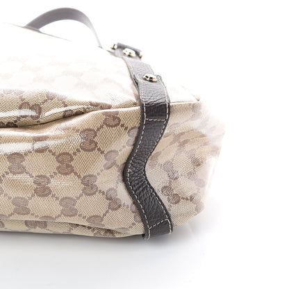Gucci Crystal Monogram Medium Abbey Shoulder Bag Dark Brown 8 of 8