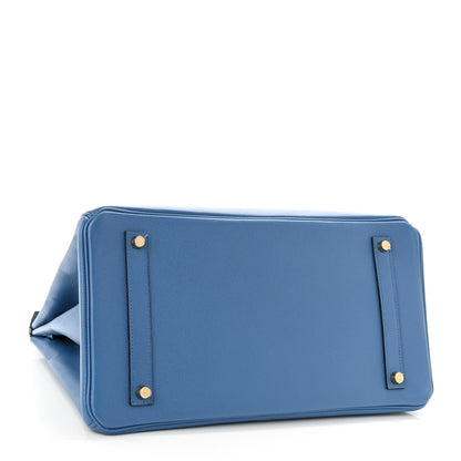 Hermes Epsom Birkin 35 Bleu Agate 4 of 10