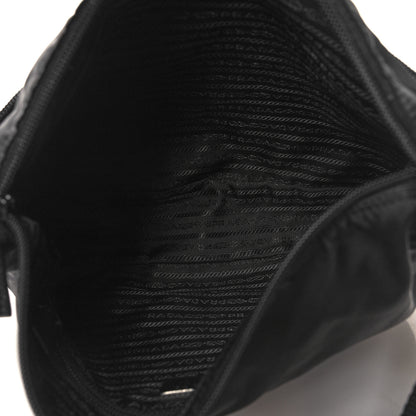 Prada Tessuto Nylon Messenger Bag Black 5 of 9