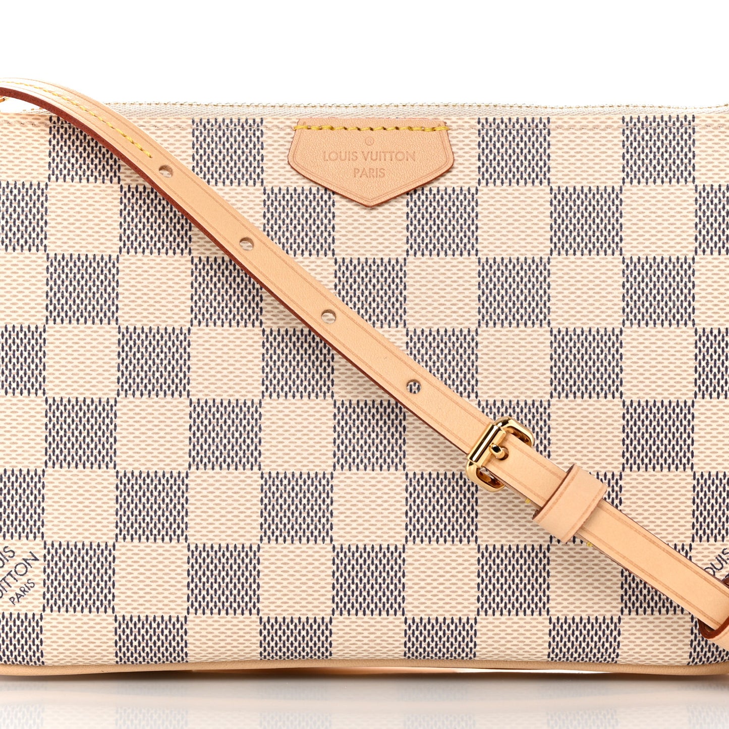 Damier Azur Double Zip Pochette