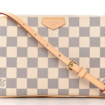 Louis Vuitton Damier Azur Double Zip Pochette 8 of 11