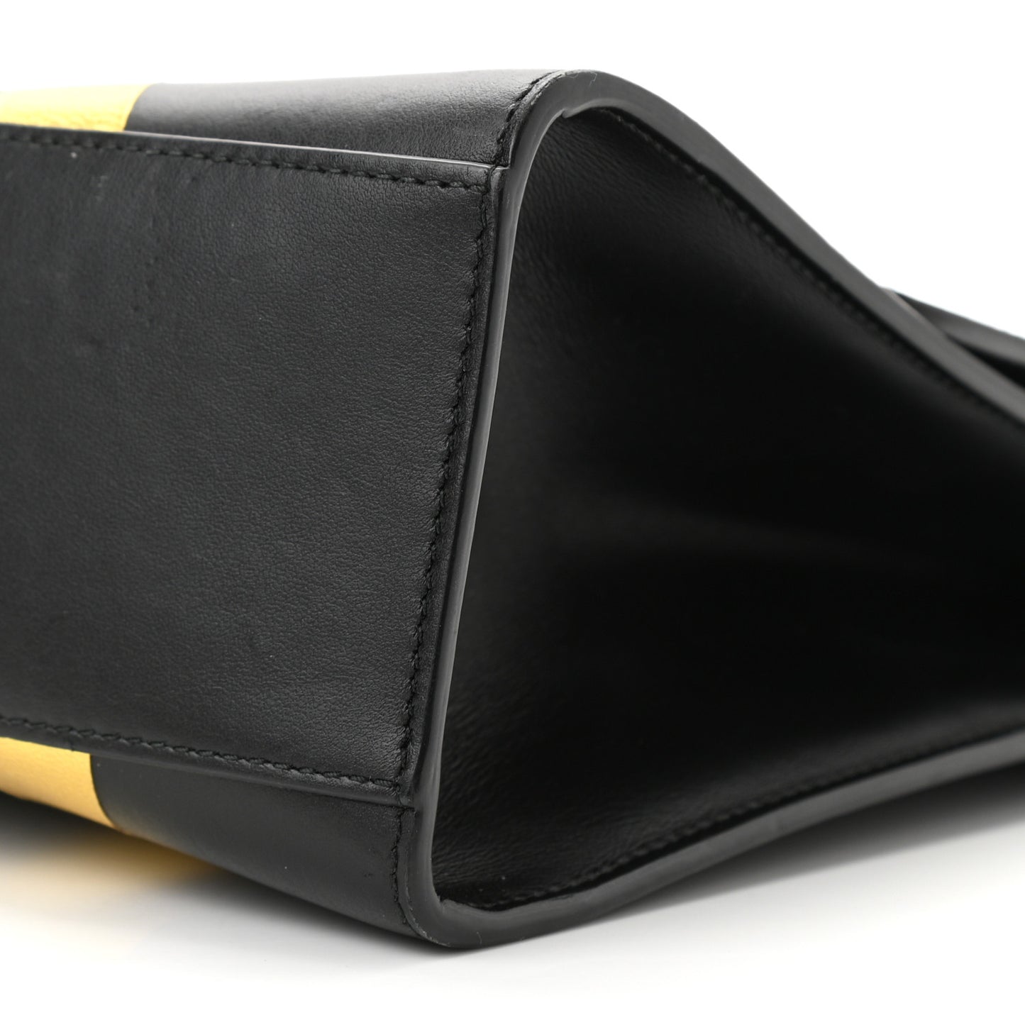 Calfskin GG Supreme Monogram Medium Padlock Shoulder Bag Black Gold