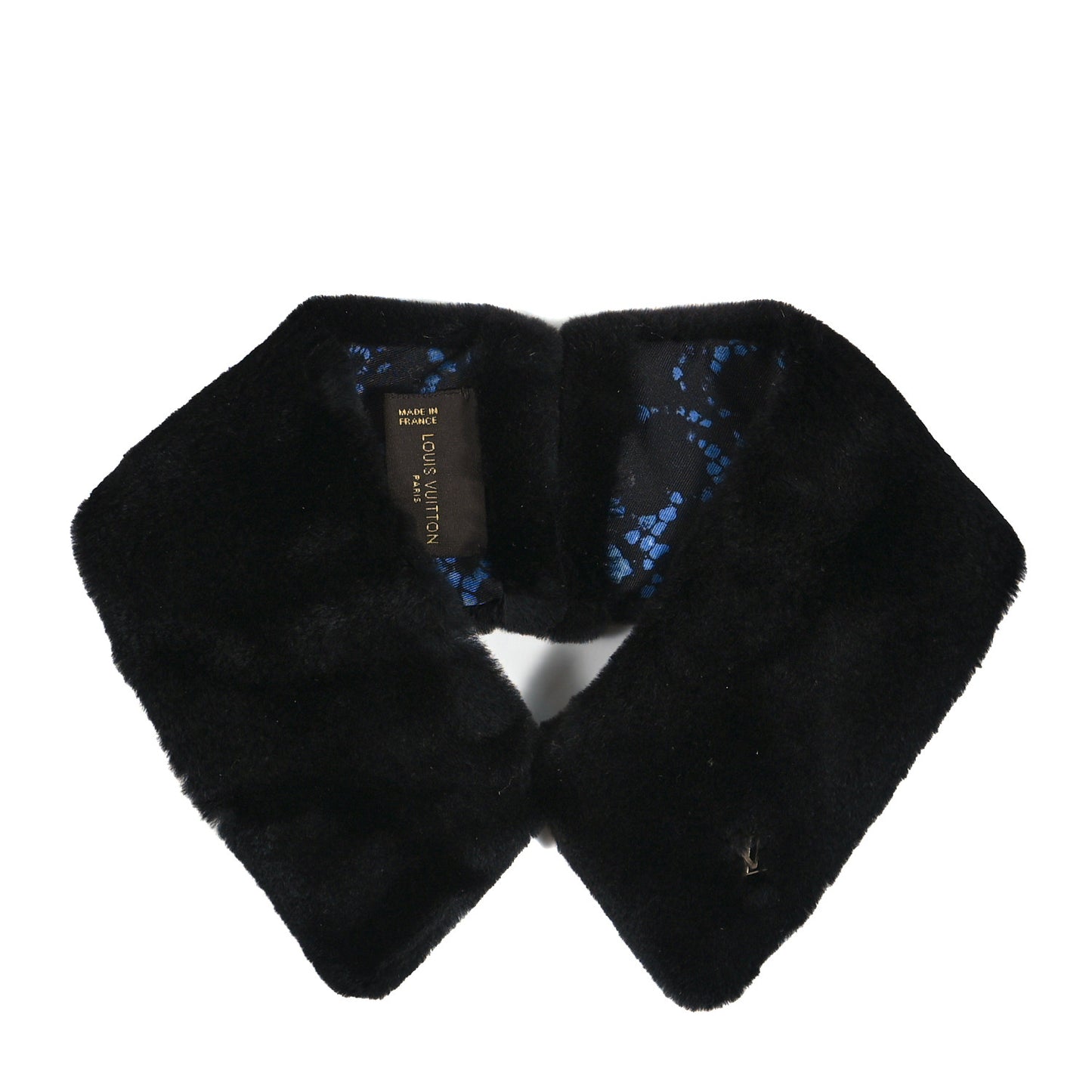 Mink Fur Neck Scarf Black