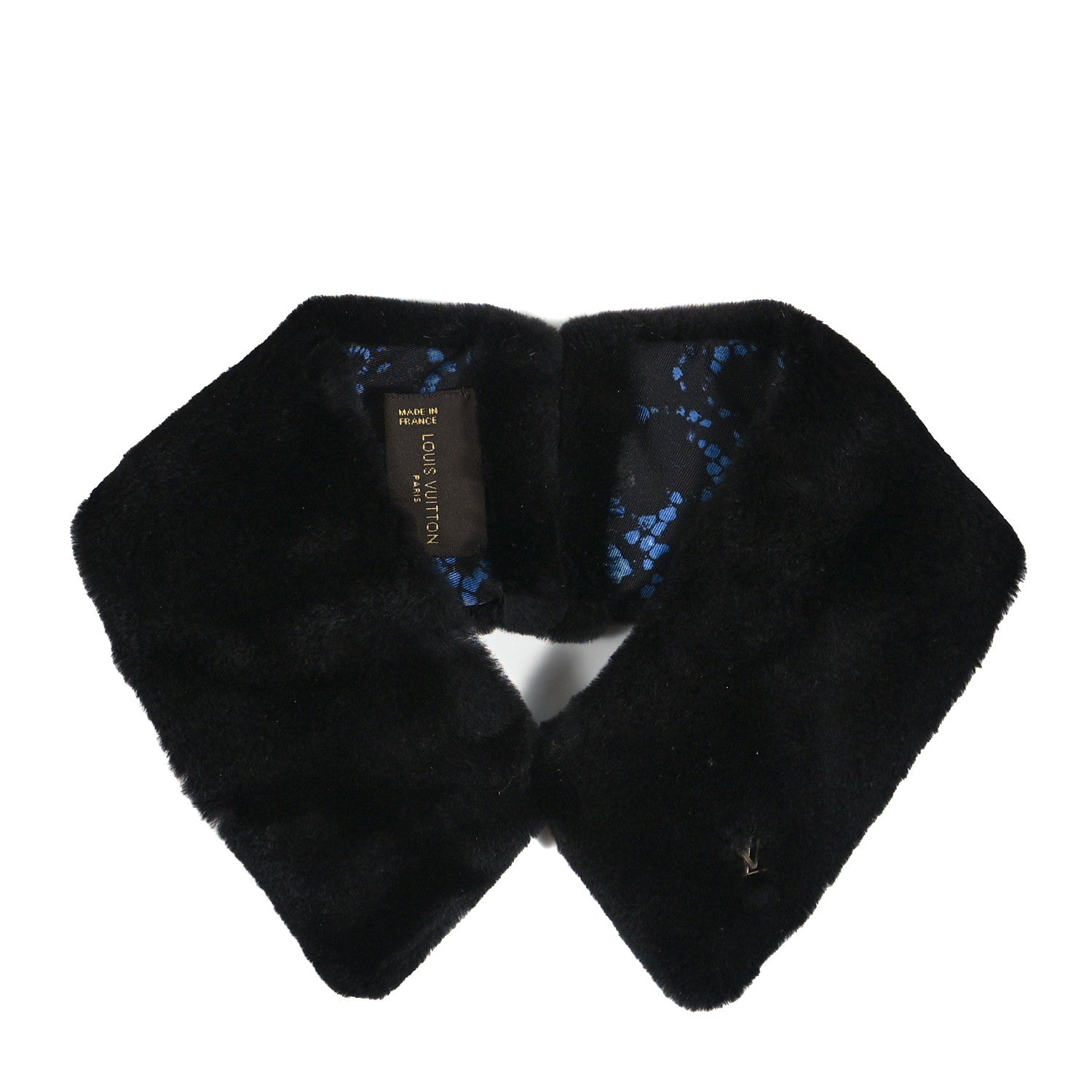 Louis Vuitton Mink Fur Neck Scarf Black 1 of 5