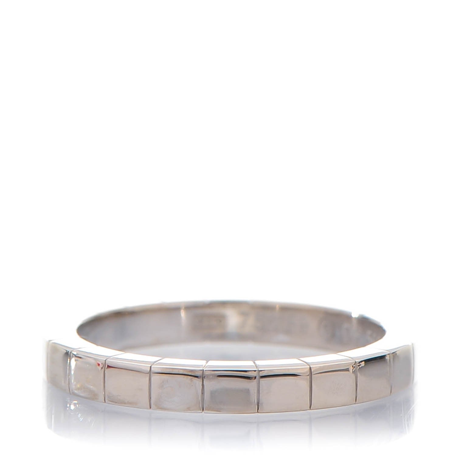 Cartier 18K White Gold Lanieres Ring 59 8.75 1 of 8