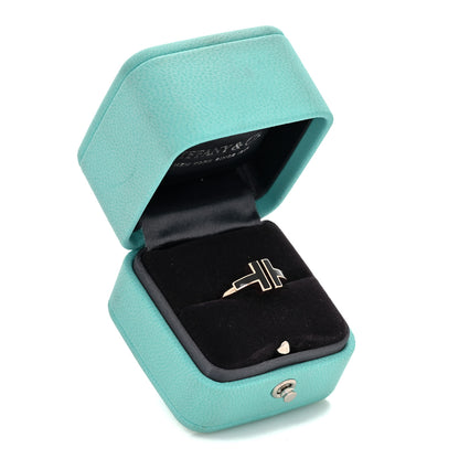 Tiffany 18K Rose Gold Black Onyx T Wire Ring 49 5 5 of 5
