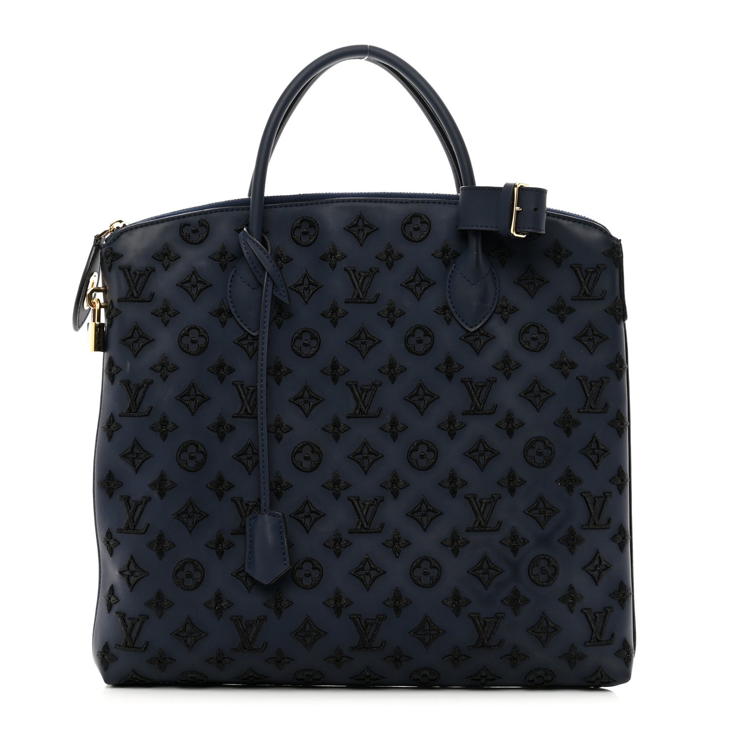 Monogram Addiction Vertical Lockit MM Blue