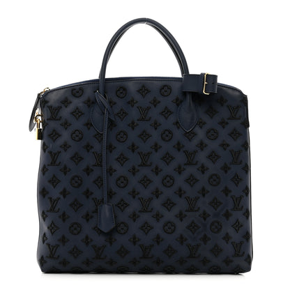 Louis Vuitton Monogram Addiction Vertical Lockit MM Blue 1 of 10