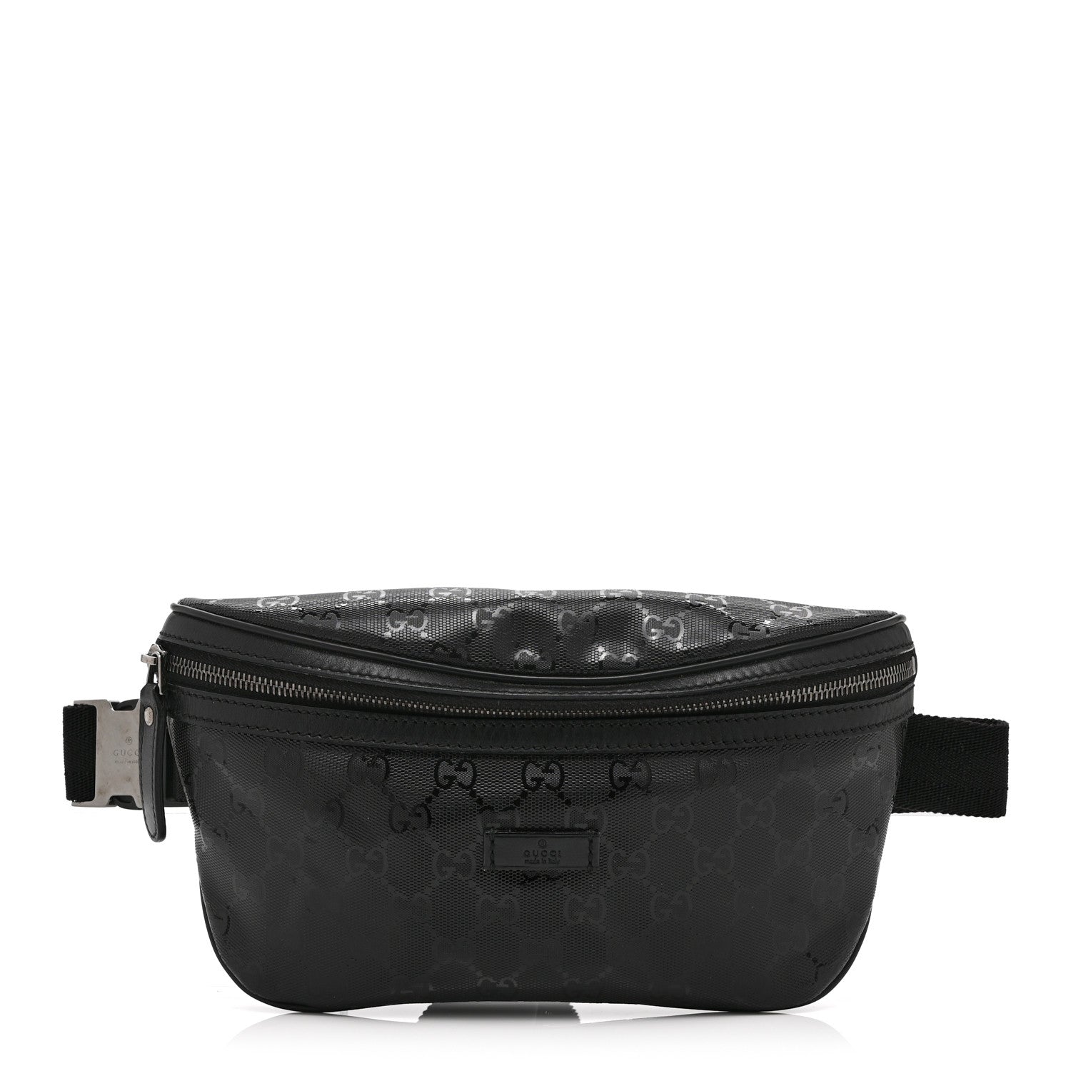 Gucci Imprime Monogram Belt Bag Black 1 of 11