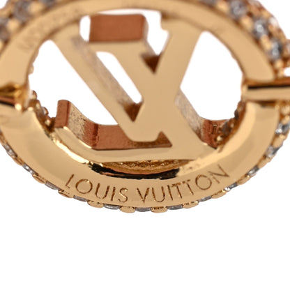 Louis Vuitton Metal Crystal Louise By Night Bracelet Gold 4 of 5