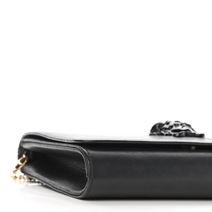 Versace Vitello Palazzo Medusa Evening Clutch Bag Black 8 of 9
