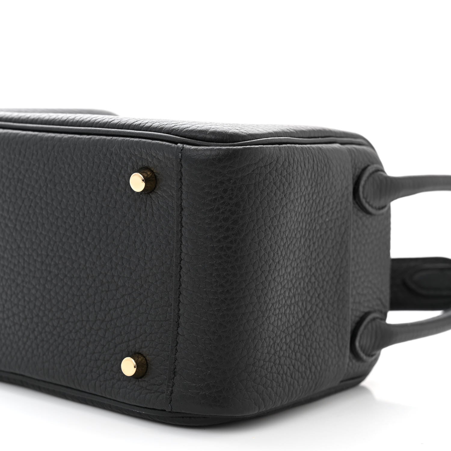 Hermes Taurillon Clemence Mini Lindy 20 Black 11 of 11