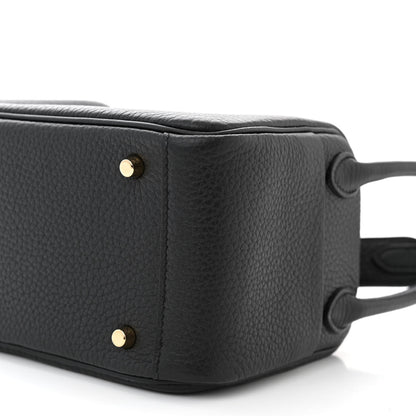 Hermes Taurillon Clemence Mini Lindy 20 Black 11 of 11