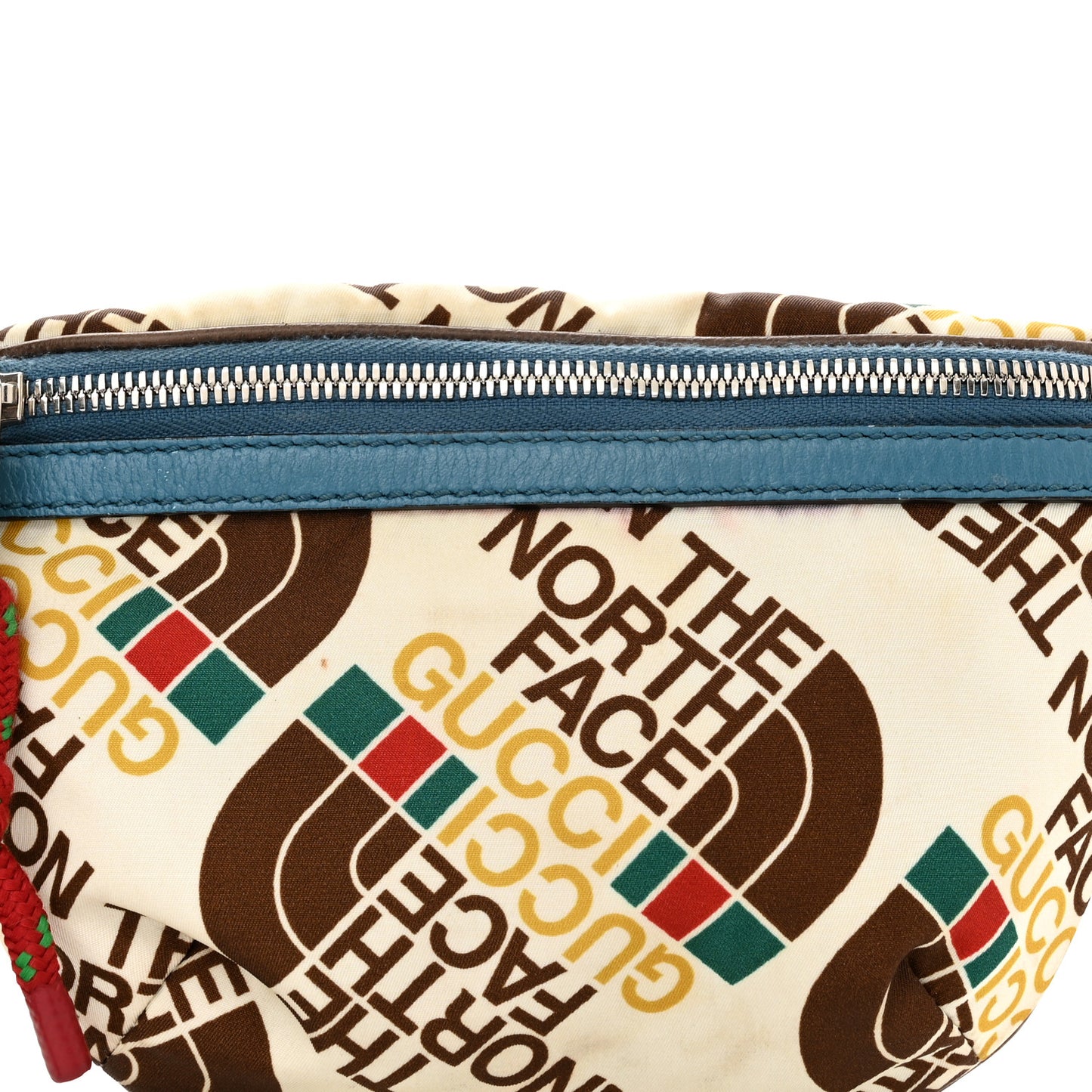 X THE NORTH FACE Econyl Nylon Belt Bag White Sky Blue