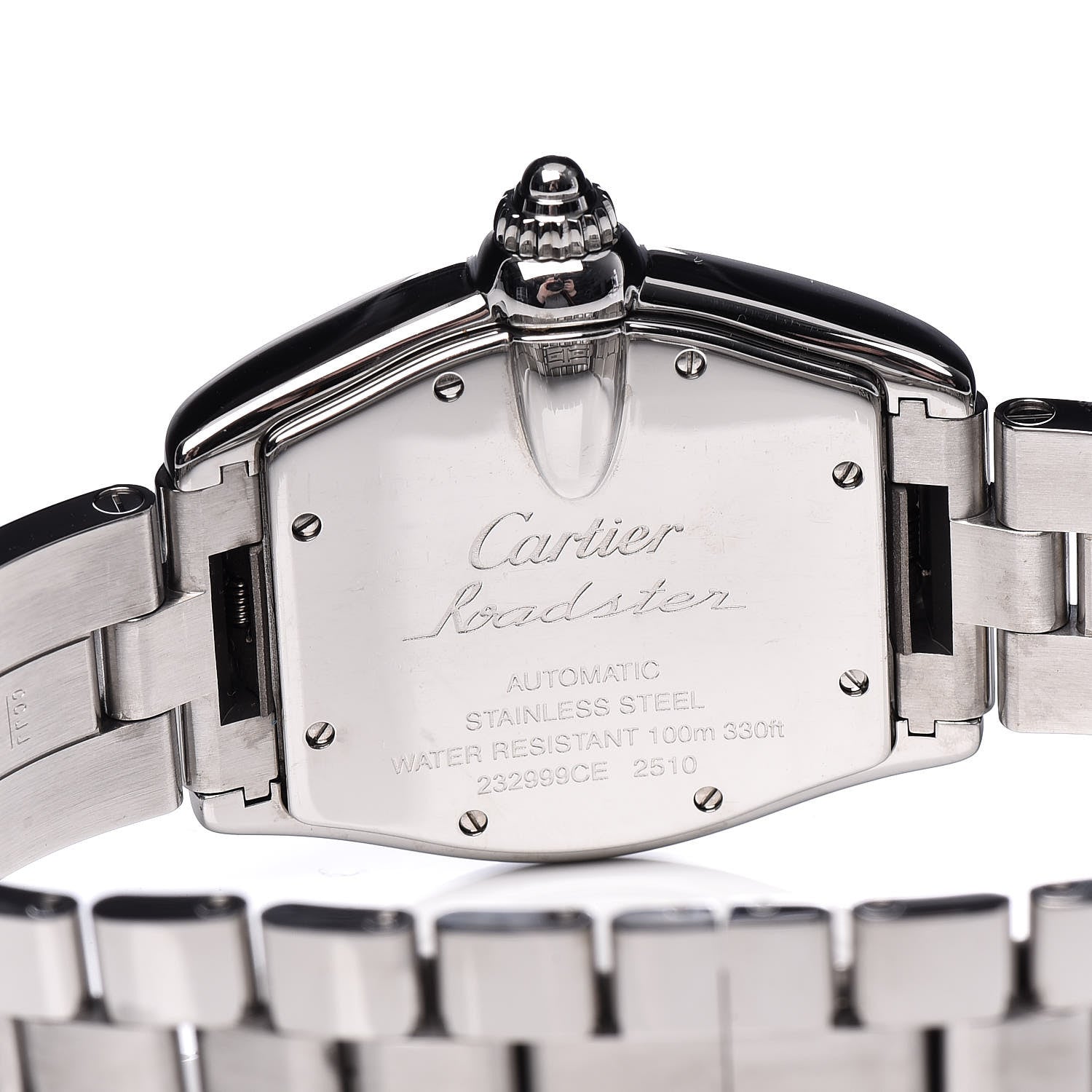 Cartier Stainless Steel 37mm Roadster Automatic Watch 5 of 7