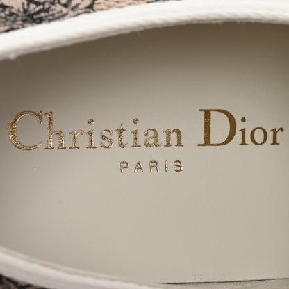 Christian Dior Canvas Toile De Jouy Embroidered Womens Walk'N'Dior  Low Top Sneakers 38 Hazelnut Black 8 of 10