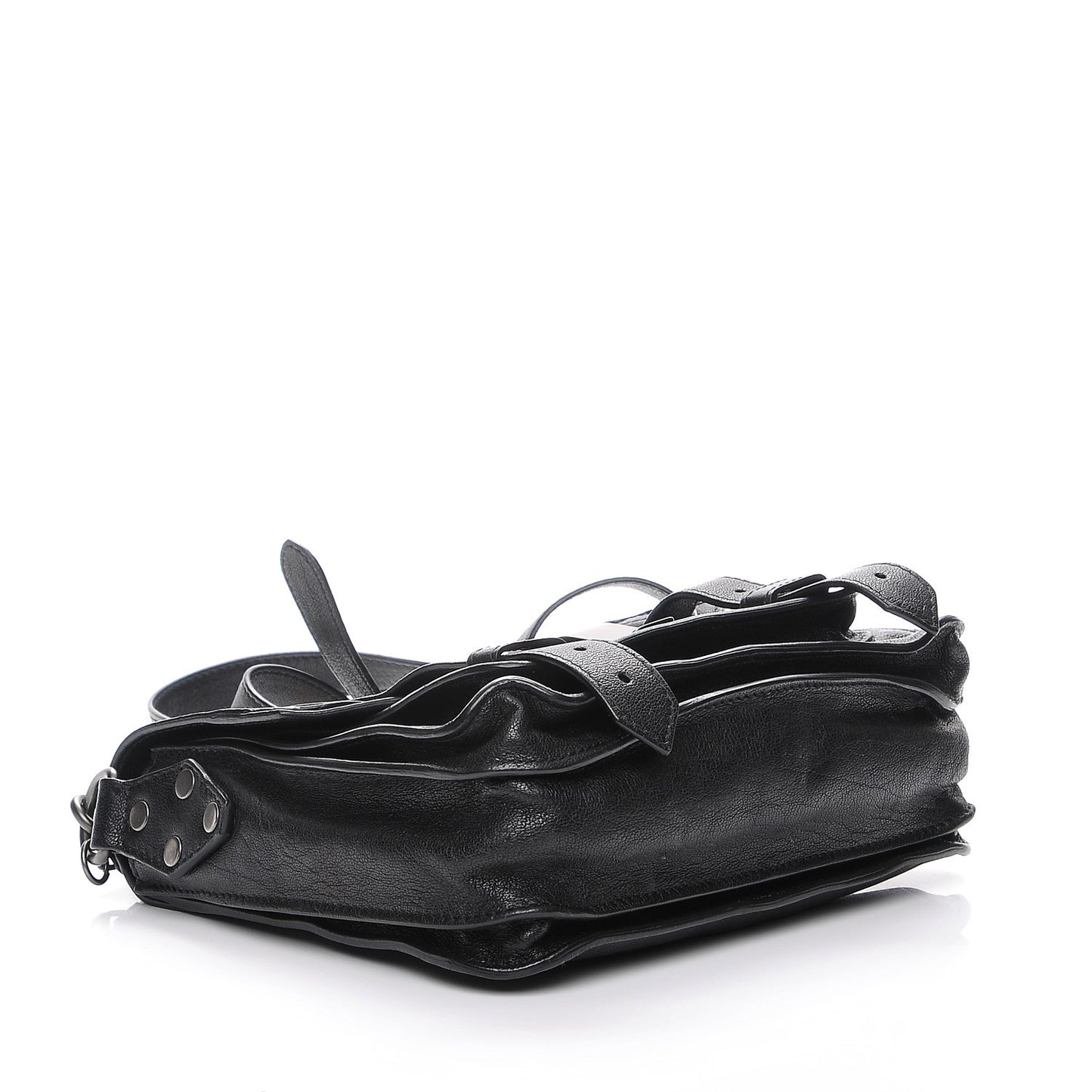Lambskin PS1 Pouch Messenger Black