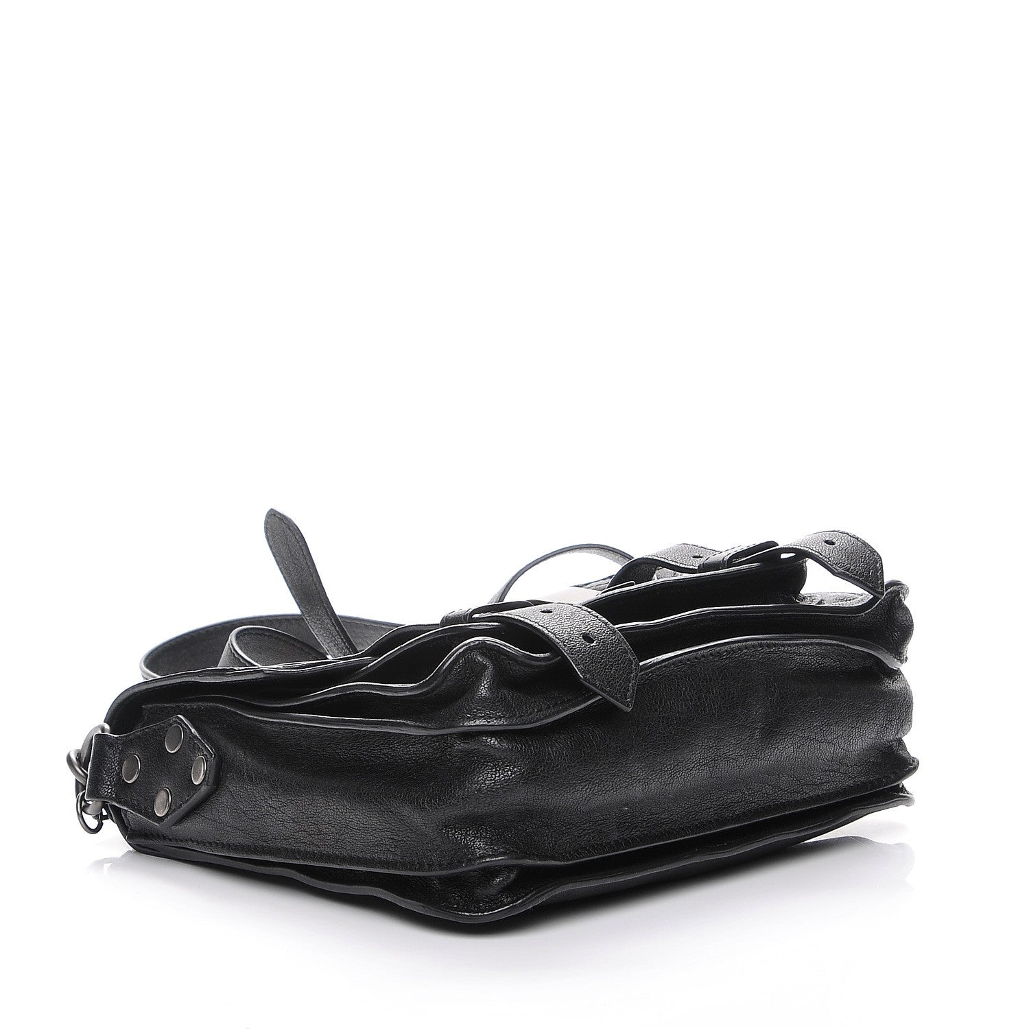 Proenza Schouler Lambskin PS1 Pouch Messenger Black 4 of 8