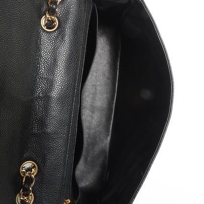 Chanel Caviar Jumbo Single Flap Black 5 of 7