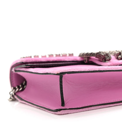 Gucci Velvet Crystal Super Mini Dionysus Shoulder Bag Malva 9 of 10