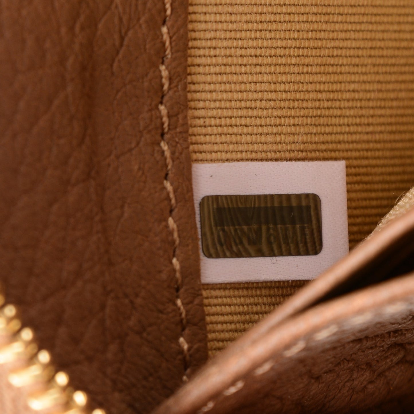 Grainy Calfskin Rush Wallet Clutch Nude