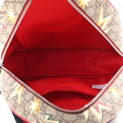 Gucci GG Supreme Monogram Space Web Childrens Dome Backpack Multicolor 5 of 9