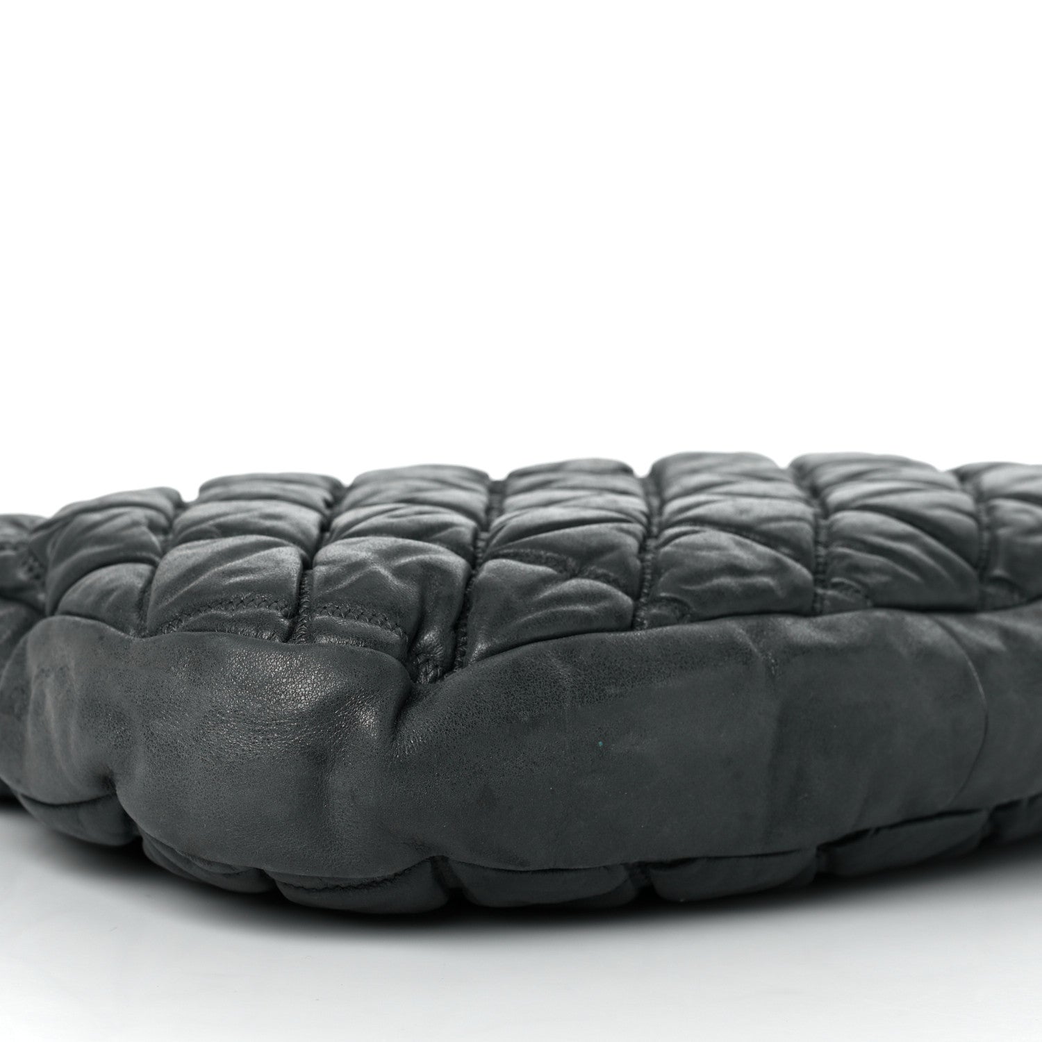 Chanel Calfskin Bubble Quilt Hobo Grey 6 of 8