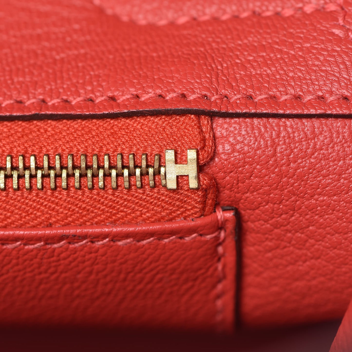Togo Birkin 30 Rouge Pivoine