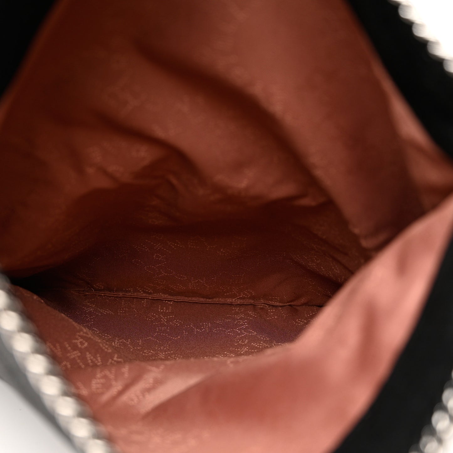 Shaggy Deer Falabella Fold Over Clutch Black