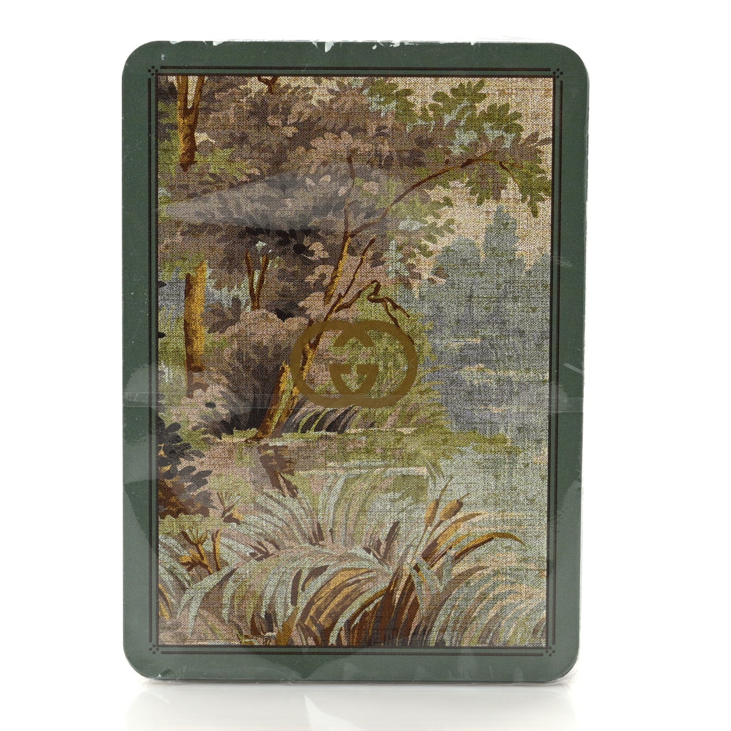 GG Supreme Monogram Web Ophidia Playing Card Case Beige New Acero