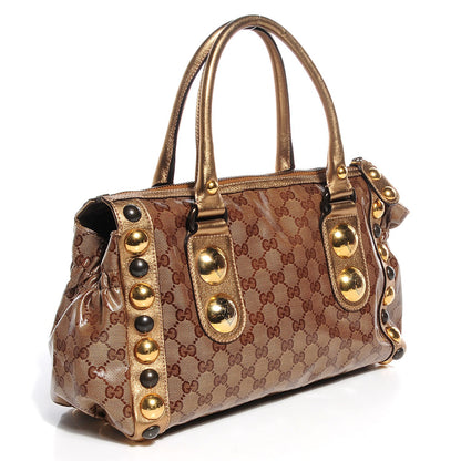Gucci Crystal Monogram Babouska Tote 3 of 9