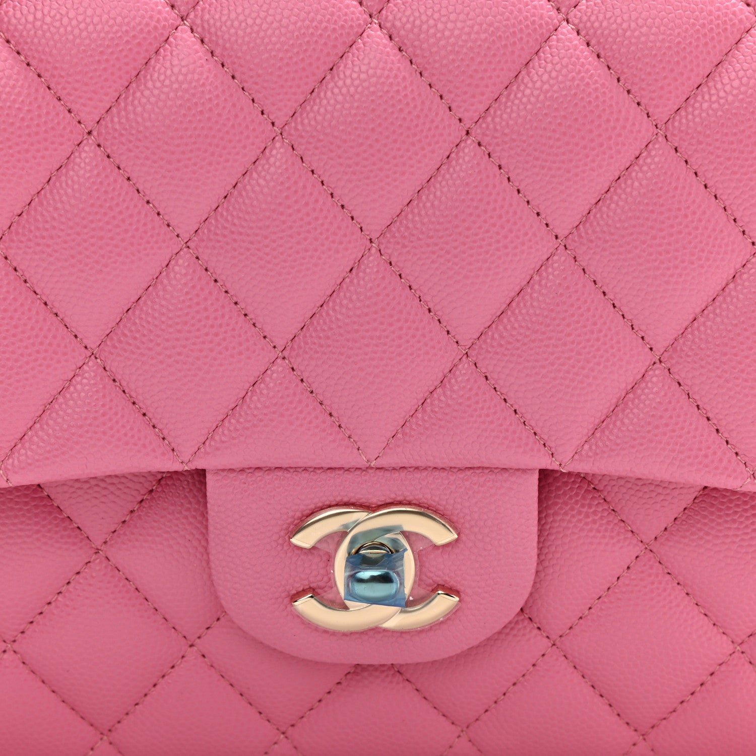 Chanel Caviar Quilted Medium Double Flap Pink 8 of 11