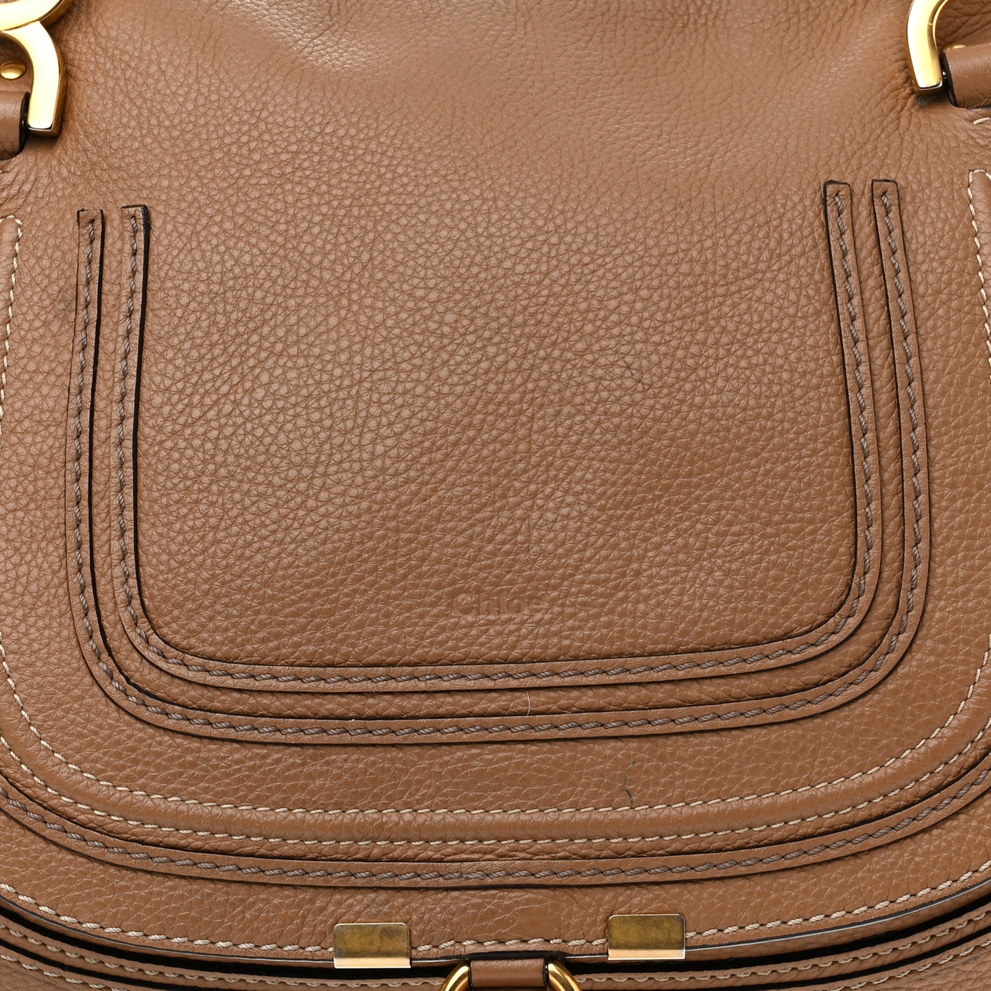 Calfskin Medium Marcie Satchel Nut