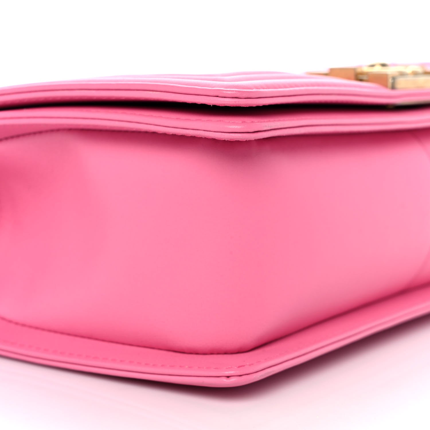 Chanel Calfskin Quilted Medium Boy Flap Pink 8 of 10