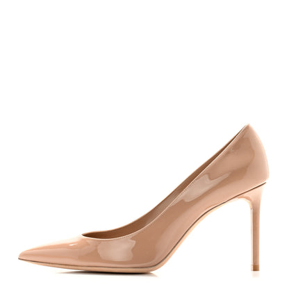 Saint Laurent Patent Anja 85 Pumps 39 Nude 1 of 10