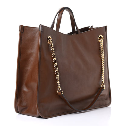 Gucci New Sakai Calfskin Lux Large Horsebit 1955 Tote Bag Brown Sugar 2 of 4